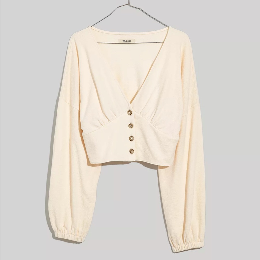 Madewell Crop Blouse